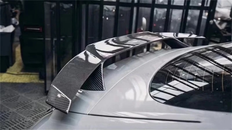 For   GT50 GT53 BS Style Dry Carbon Fiber Rear Trunk Spoiler Body Kit